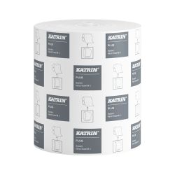 KATRIN Handtuchpapier Rolle 130 m x 20,9 cm – 2-lagig – weiß
