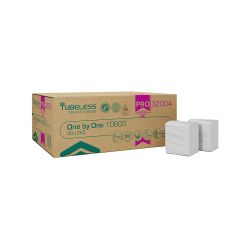 tubeless Toilettenpapier – 10,8 cm x 20,6 cm – 2-lagig – Interfold-Z-Falzung