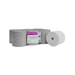 tubeless Handtuchpapier Rolle 411,5 m x 20 cm – 1-lagig – hochweiß