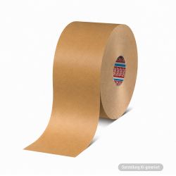 tesa Packband Papier 4713 – 150 mm x 500 m – chamois – Automatenrolle – 125 µm