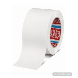 tesa Packband Papier 4713 – 75 mm x 50 m – weiß – 125 µm