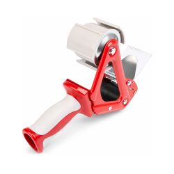 Handabroller – bis 50 mm Bandbreite – extra stabil – rot