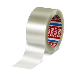 tesa Packband PET 60412 – 50 mm x 66 m – transparent – 56 µm