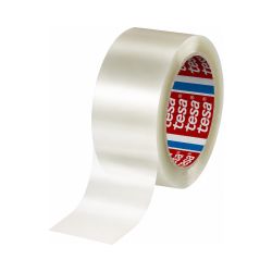 tesa Packband PET 60412 – 75 mm x 66 m – transparent – 56 µm