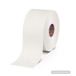tesa Packband Papier 4713 – 150 mm x 500 m – weiß – Automatenrolle – 125 µm