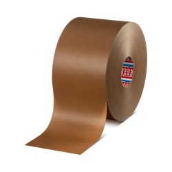 tesa Packband Papier 4313 – 150 mm x 500 m – chamois – Automatenrolle – 125 µm
