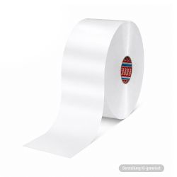 tesa Packband PET 60412 – 150 mm x 1000 m – weiß – Automatenrolle – 56 µm