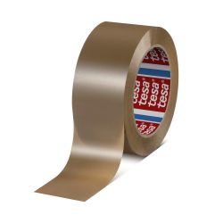 tesa Packband PET 60418 – 50 mm x 132 m – braun – 36 µm
