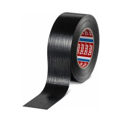tesa Duct Tape 60462 – 50 mm x 50 m – schwarz – 215 µm