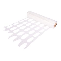 Handstretchfolie 420 mm x 300 m – LLDPE – gelocht – 5 µm